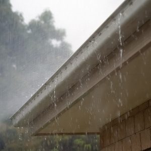 Installez de drain de toit pour prévenir l'infiltration d'eau